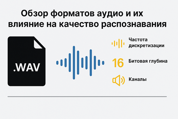 Аудиоформаты и распознавание речи — обложка