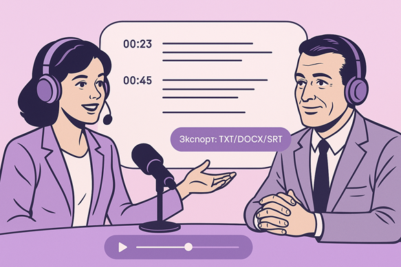 Схема распознавания речи